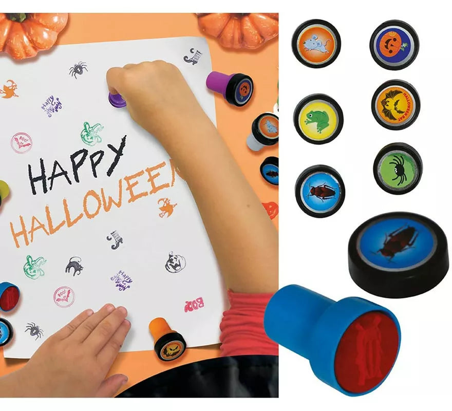 Translation missing: es.Bolsa 6 Sellos Halloween 4 cm