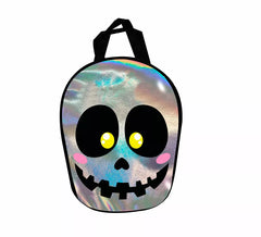 Bolsa Calavera Metalizada de 36x28 cm