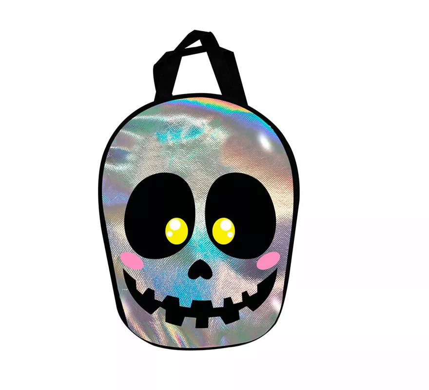 Translation missing: es.Bolsa Calavera Metalizada de 36x28 cm