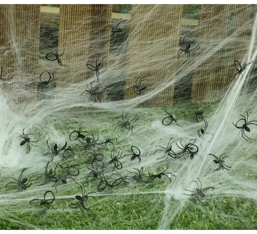 Translation missing: es.Bolsa con 25 Arañas pequeñas para decorar Halloween