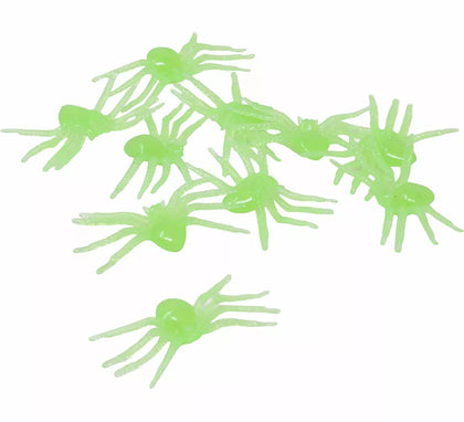 Bolsa de 10 Arañas Fluorescentes de 5 cm