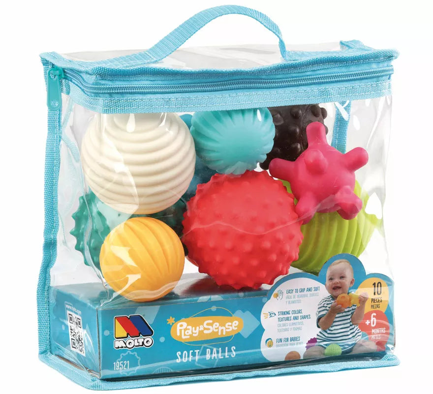 Translation missing: es.Bolsa de 10 Bolas Sensoriales para bebé