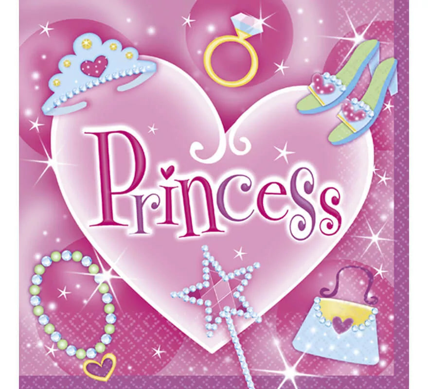 Translation missing: es.Bolsa de 16 Servilletas de las Princess de 33x33 cm