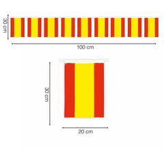 Bolsa de 50 mts. Bandera de España de Plástico