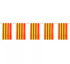 Bolsa de 50m. Bandera de Cataluña de plástico