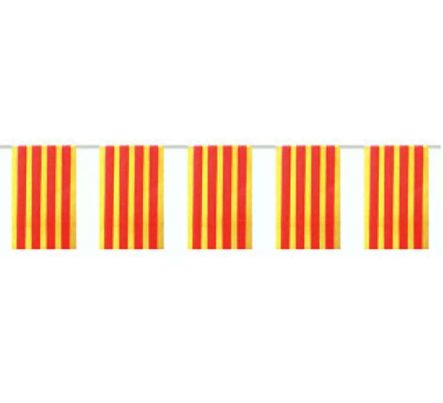 Translation missing: es.Bolsa de 50m. Bandera de Cataluña de plástico