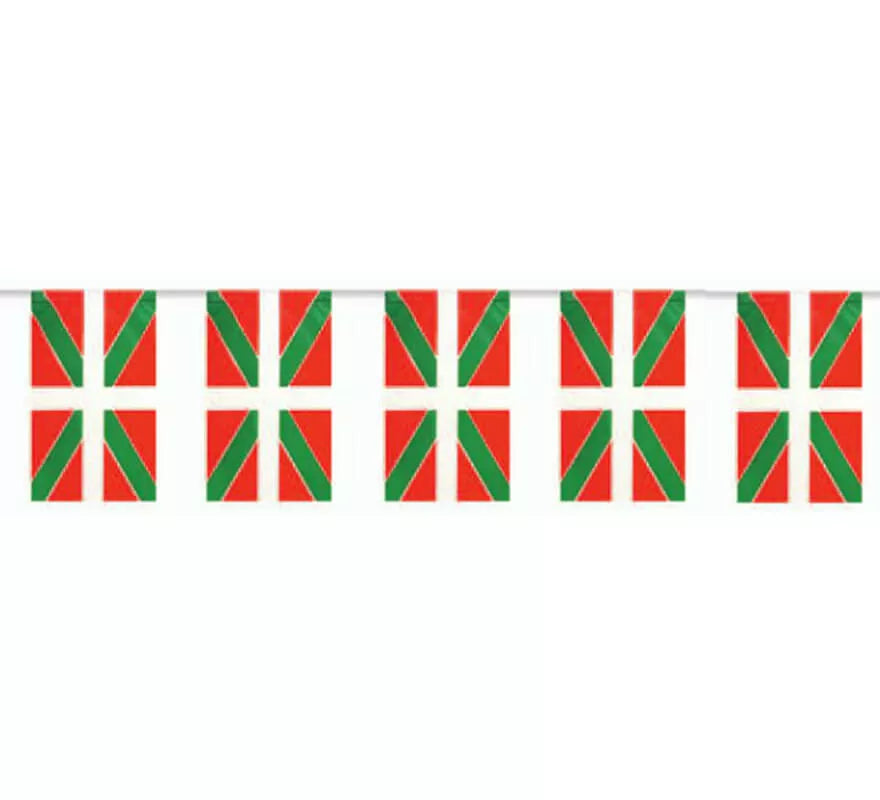 Translation missing: es.Bolsa de 50m. Bandera de Euskadi de plástico