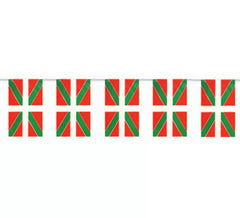 Bolsa de 50m. Bandera de Euskadi de plástico