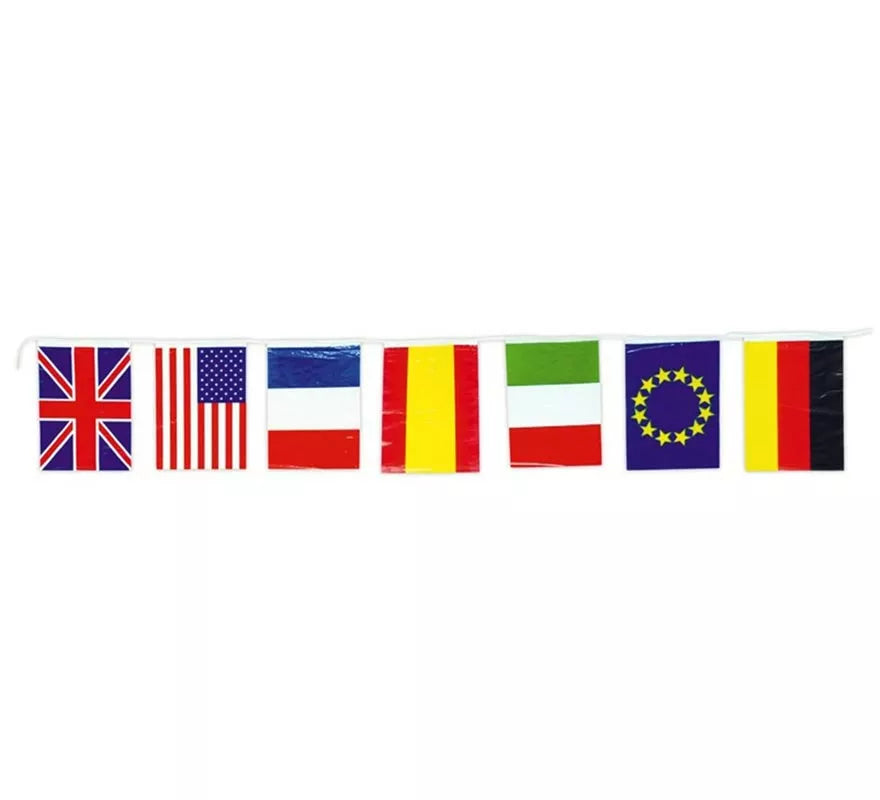 Translation missing: es.Bolsa de 50m de Bandera Internacional de 20x30cm de plástico