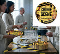 Bolsa de 6 Platos Escena de Crimen de 23 cm