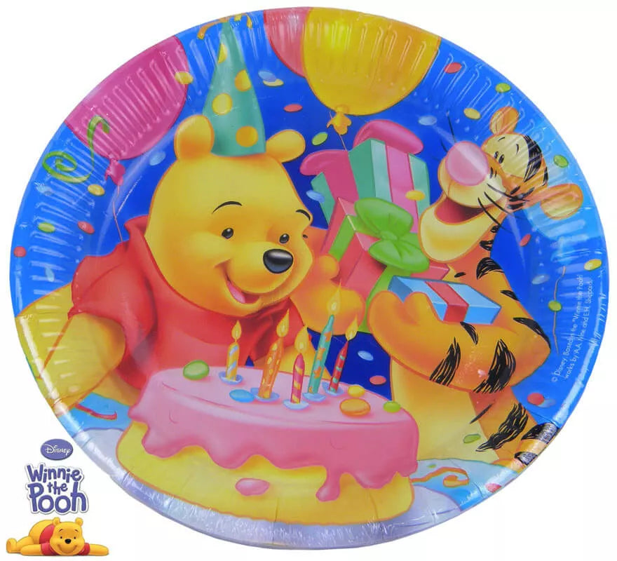 Translation missing: es.Bolsa de 6 platos Happy birthday Winnie