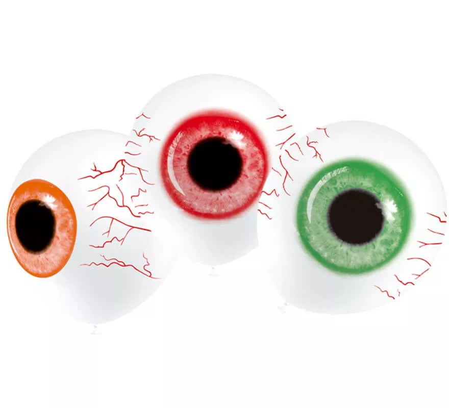 Translation missing: es.Bolsa de 8 Globos de Ojos de Zombie de 95 cm