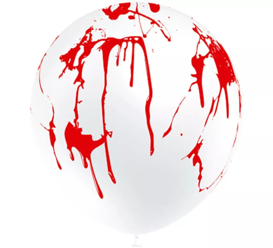 Translation missing: es.Bolsa de 8 Globos de Salpicaduras de Sangre de 95 cm