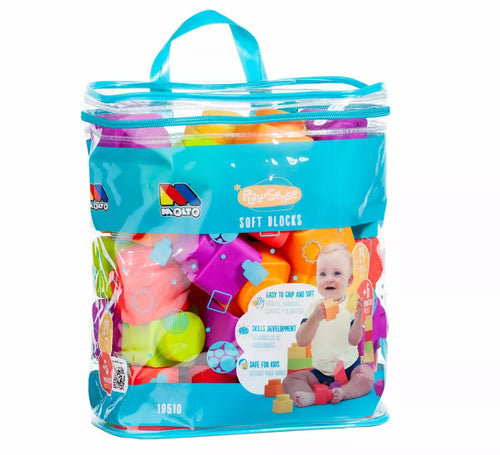 Bolsa de Bloques Blandos con 24 Piezas