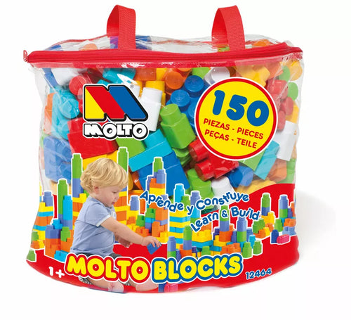 Bolsa de Bloques Moltó Blocks con 150 Piezas