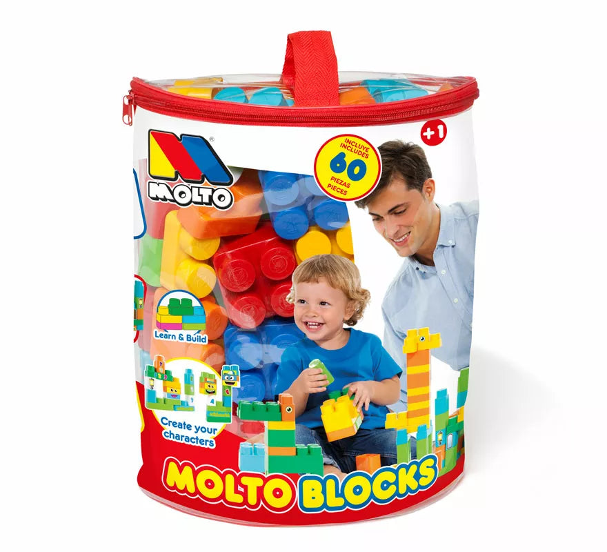 Translation missing: es.Bolsa de Bloques Moltó Blocks con 60 Piezas