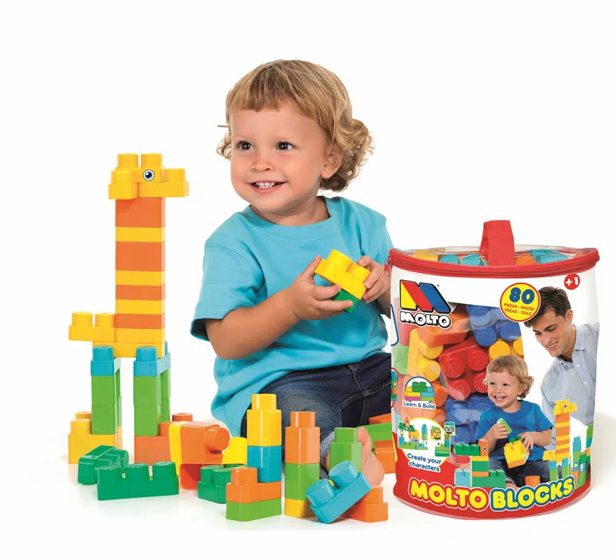 Translation missing: es.Bolsa de Bloques Moltó Blocks con 80 Piezas
