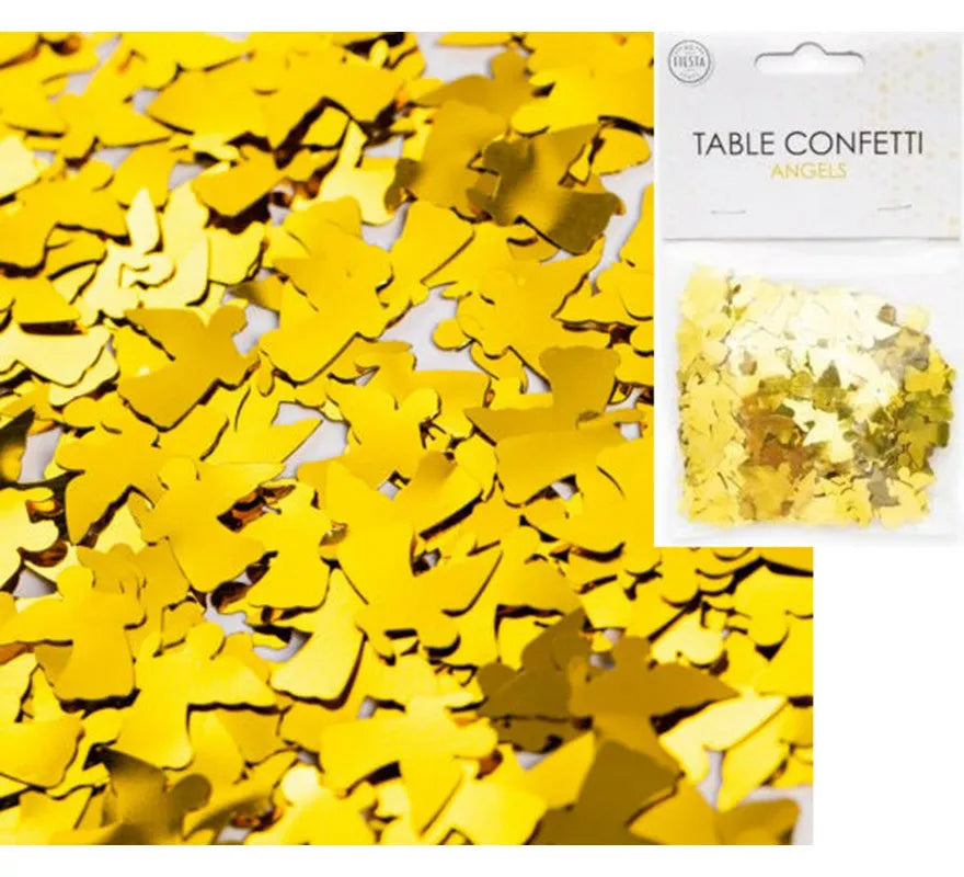 Translation missing: es.Bolsa de Confetti para mesa de Ángeles Dorado de 14 g