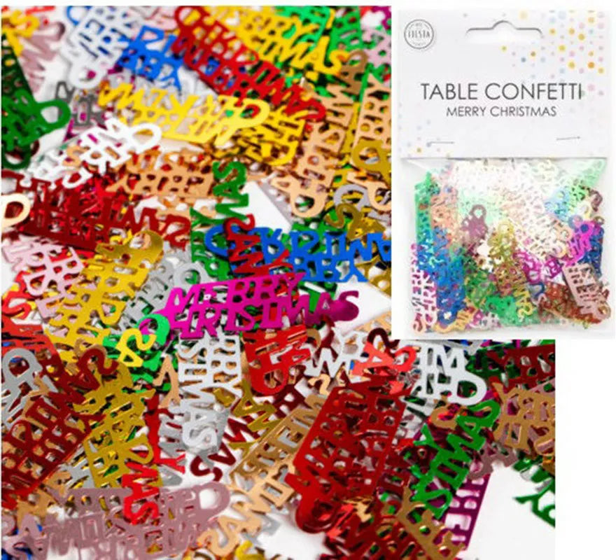 Translation missing: es.Bolsa de Confetti para mesa 'Merry Christmas' de 14 g