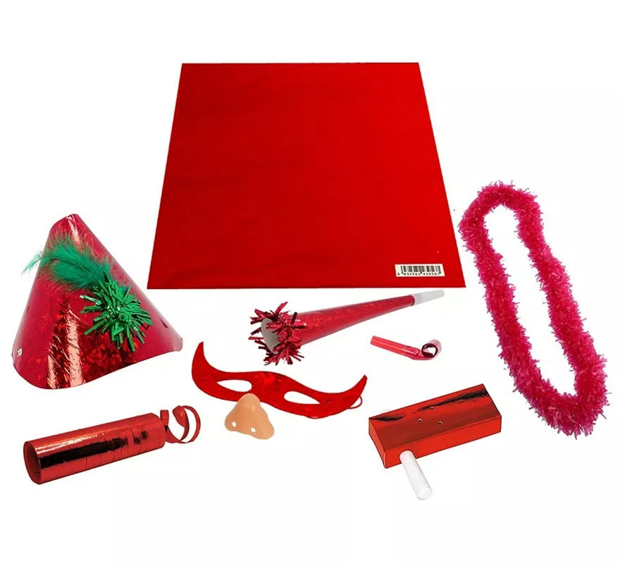 Translation missing: es.Bolsa de Cotillón metalizada rojo