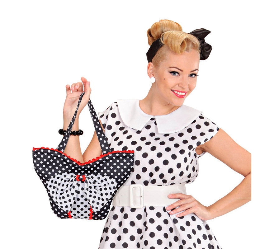 Translation missing: es.Bolsa de Moda Años 50 con lunares