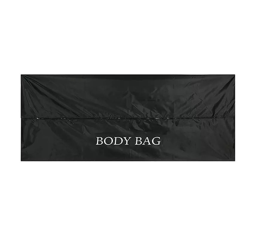Translation missing: es.Bolsa de Morgue negra con cierre