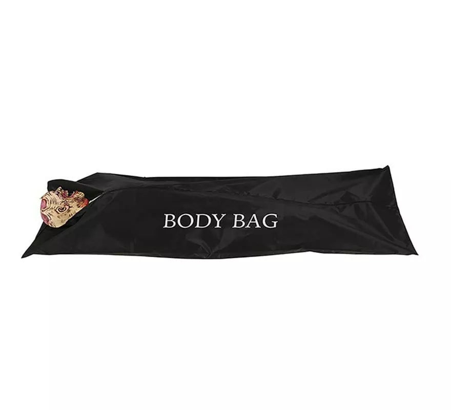 Translation missing: es.Bolsa de Morgue negra con cierre