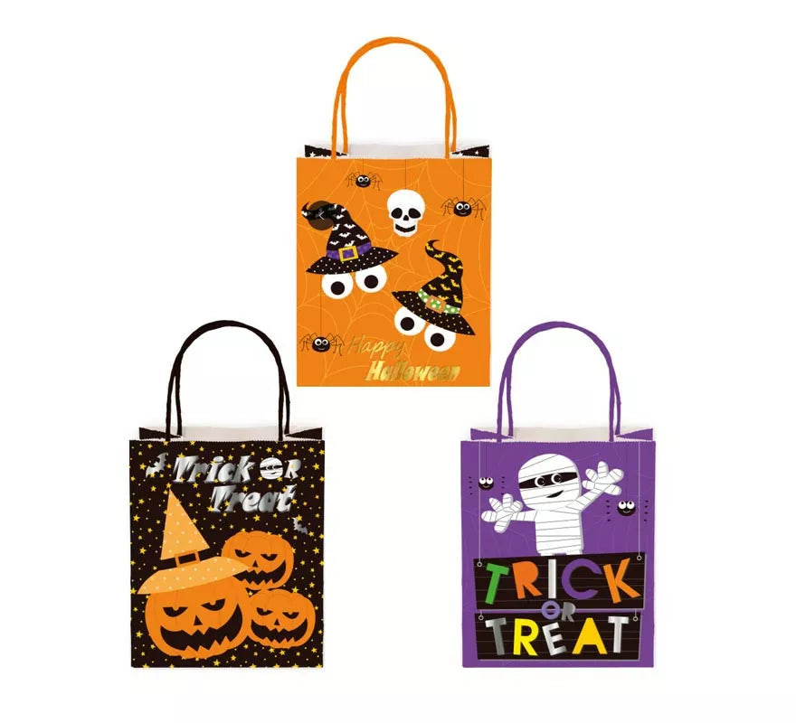 Translation missing: es.Bolsa de Regalo Kraft Halloween con asa de 32x42x11,5 cm