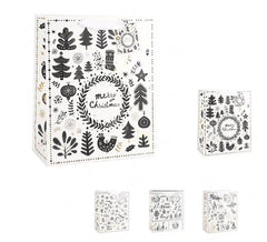 Bolsa de Regalo Xmas invierno de 32X26X12,5 cm