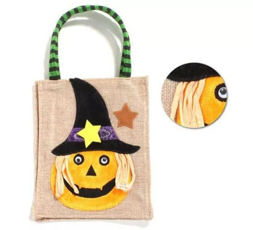 Translation missing: es.Bolsa de tela de Bruja Calabaza