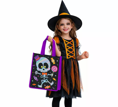 Bolsa Esqueleto Metalizada de 36x30 cm