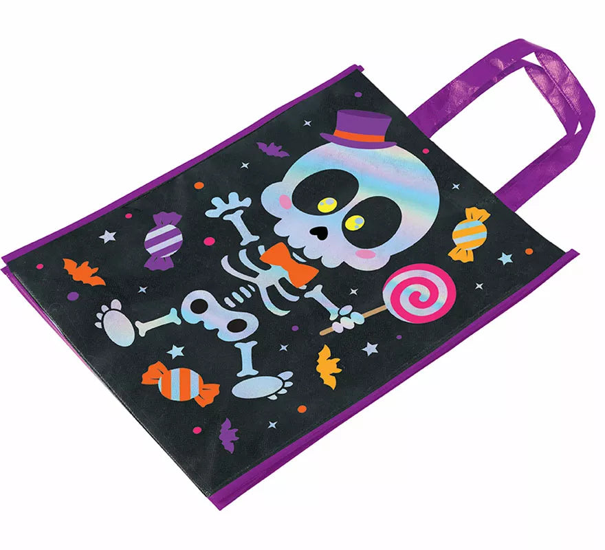 Bolsa Esqueleto Metalizada de 36x30 cm