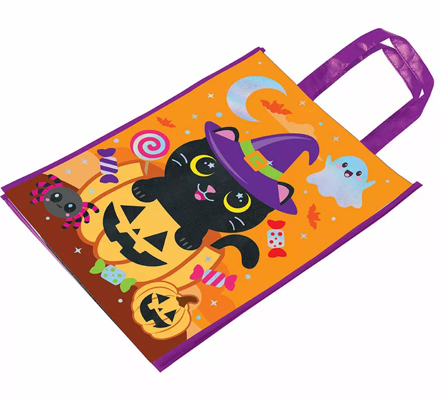 Bolsa Gato Metalizada de 36x30 cm