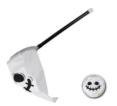 Bolsa para dulces Fantasma Truco o Trato con mango de 52,5x30 cm