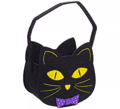 Bolsa para dulces Gato de Fieltro de 14x8,50x15 cm