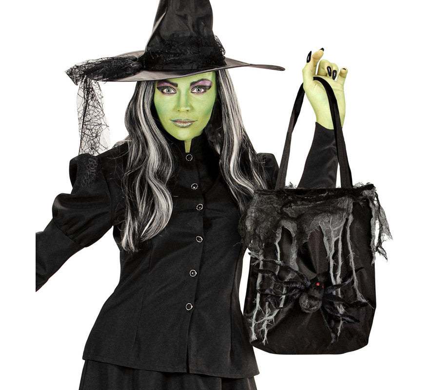Translation missing: es.Bolso Halloween con Araña y Telarañas
