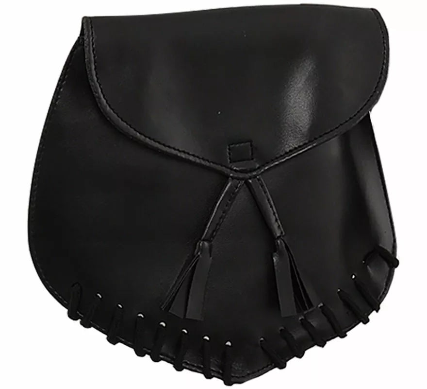 Translation missing: es.Bolso Medieval negro de 26x24 cm