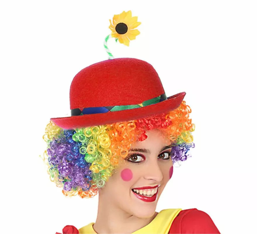 Translation missing: es.Bombín de Payaso con Flor en varios colores