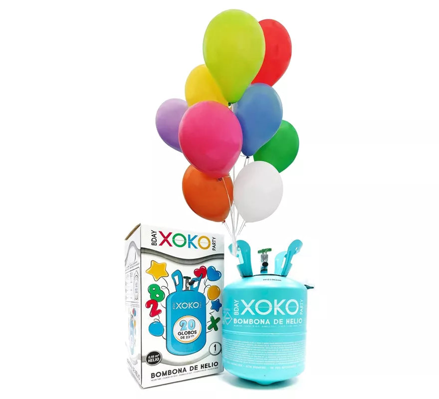 Translation missing: es.Bombona de Helio de 5 litros o 0,16 m3 para llenar 20 globos