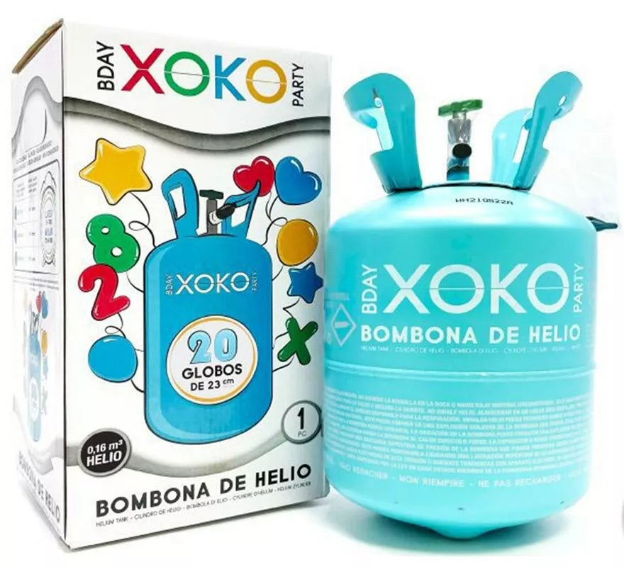 Translation missing: es.Bombona de Helio de 5 litros o 0,16 m3 para llenar 20 globos