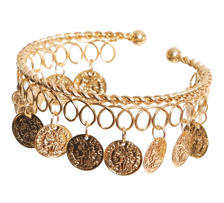 Translation missing: es.Brazalete con Monedas Doradas