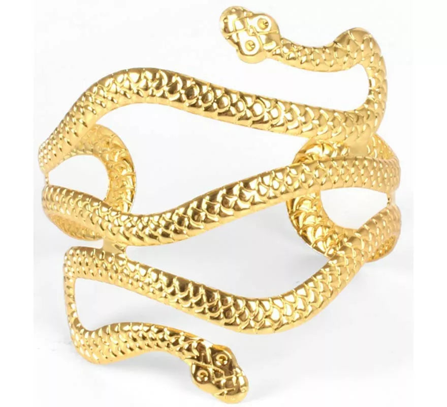 Translation missing: es.Brazalete Egipcio de Serpiente dorado