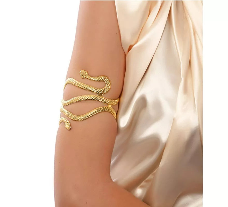 Translation missing: es.Brazalete Egipcio de Serpiente dorado de 85x83x8 cm