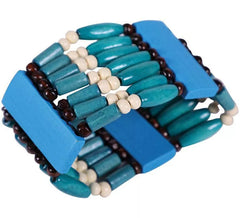 Brazalete Indio Azul de 8 Cm de diámetro