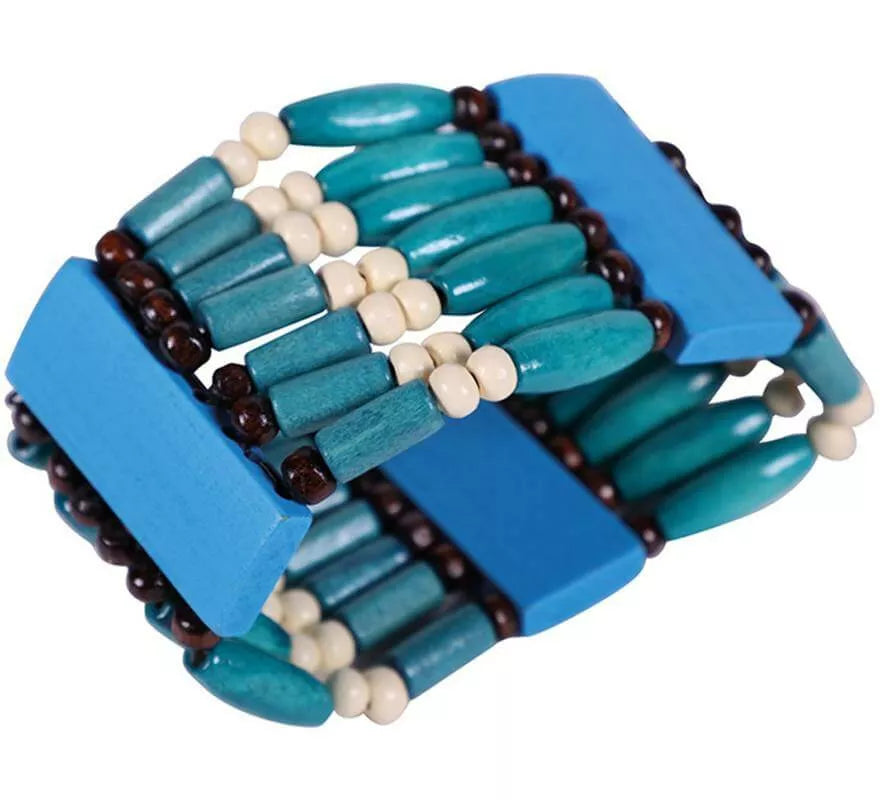 Translation missing: es.Brazalete Indio Azul de 8 Cm de diámetro