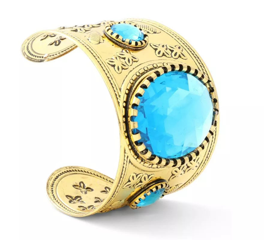 Translation missing: es.Brazalete Romano con Piedra azul
