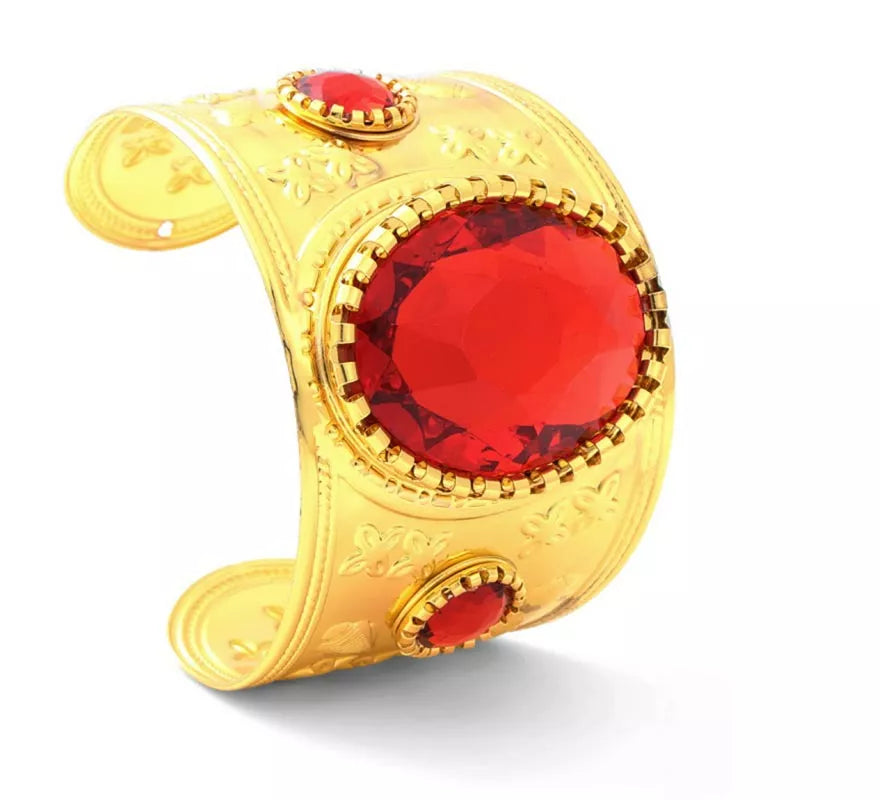 Translation missing: es.Brazalete Romano con Piedra roja