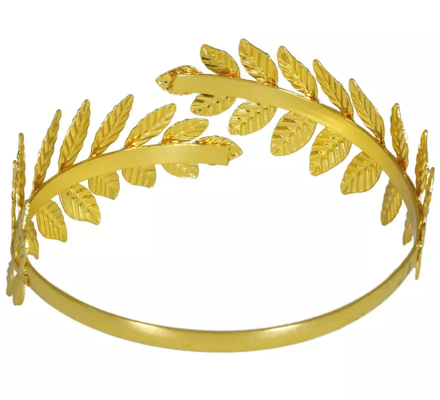 Translation missing: es.Brazalete Romana Metálica hojas doradas