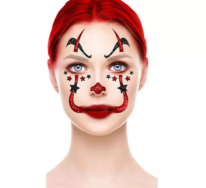 Translation missing: es.Brillantina Facial Payaso de 20x20 cm