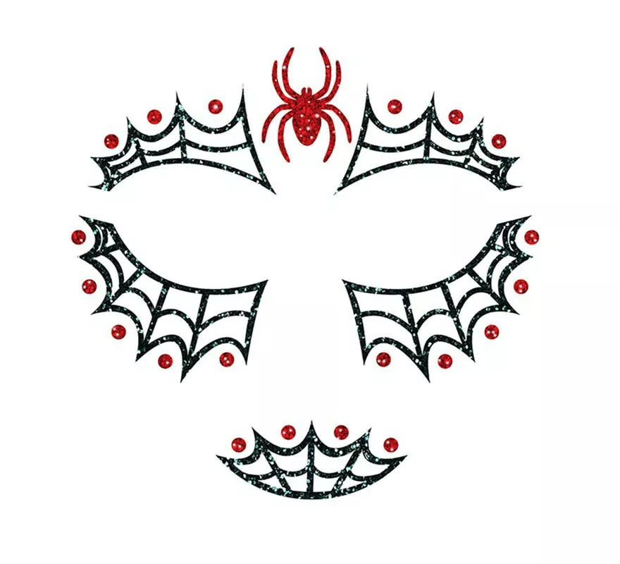 Translation missing: es.Brillantina Facial Spiderweb de 20x20 cm